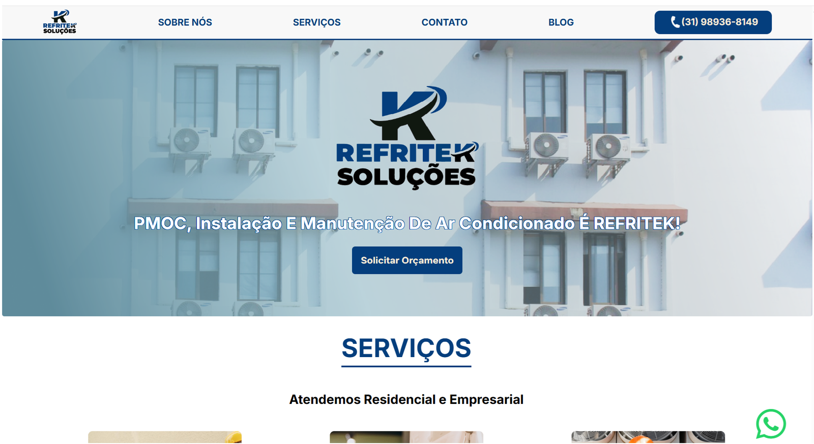 Vídeo de Site Institucional